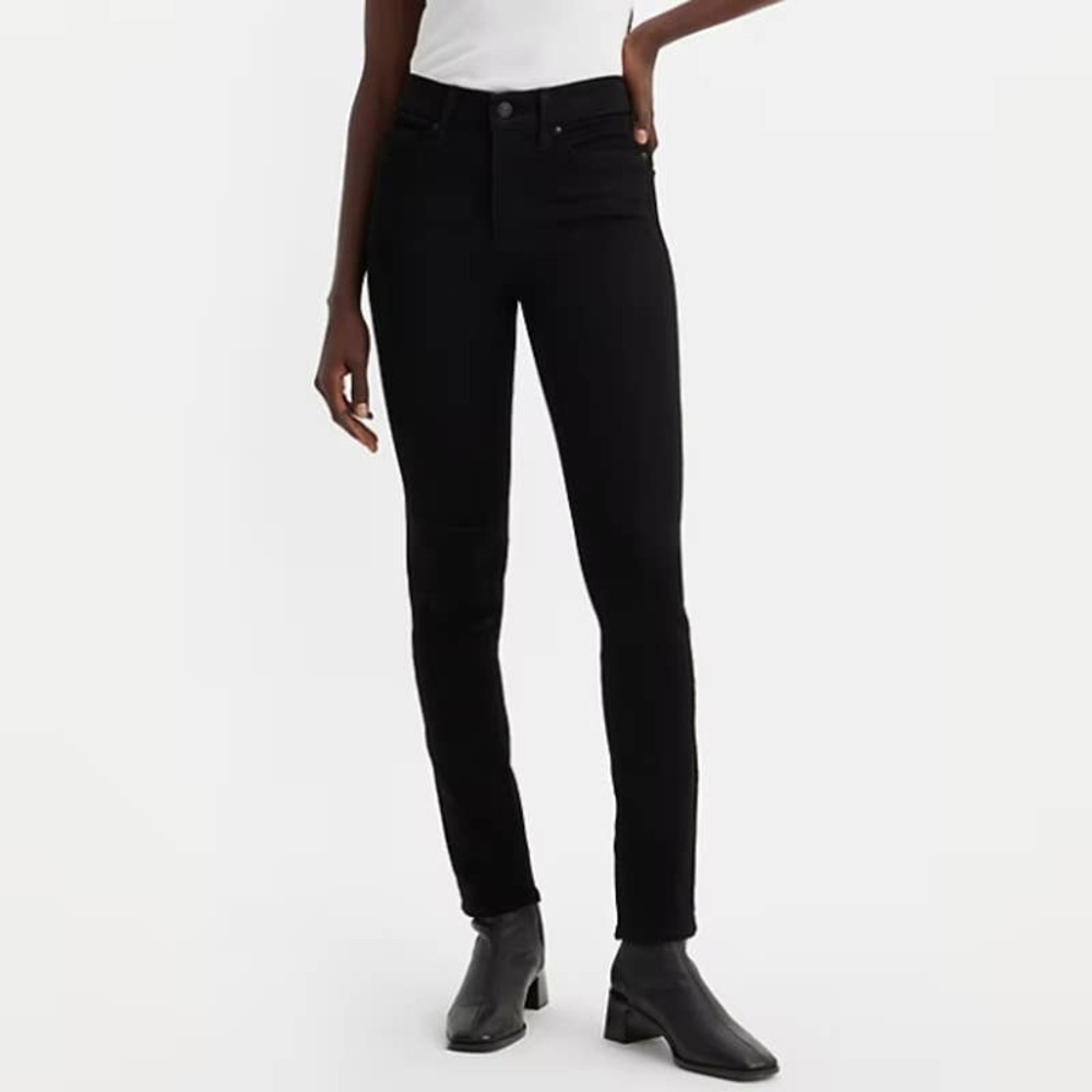 Levi's 311 Jeans Women's 32x30 Shaping Skinny Leg Mid Rise Black Premium Denim